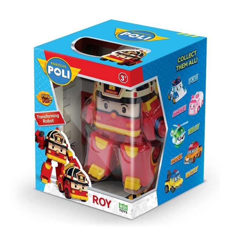 Машинка-трансформер Robocar Poli Рой, 10 см, від 3 років (MRT-0652)